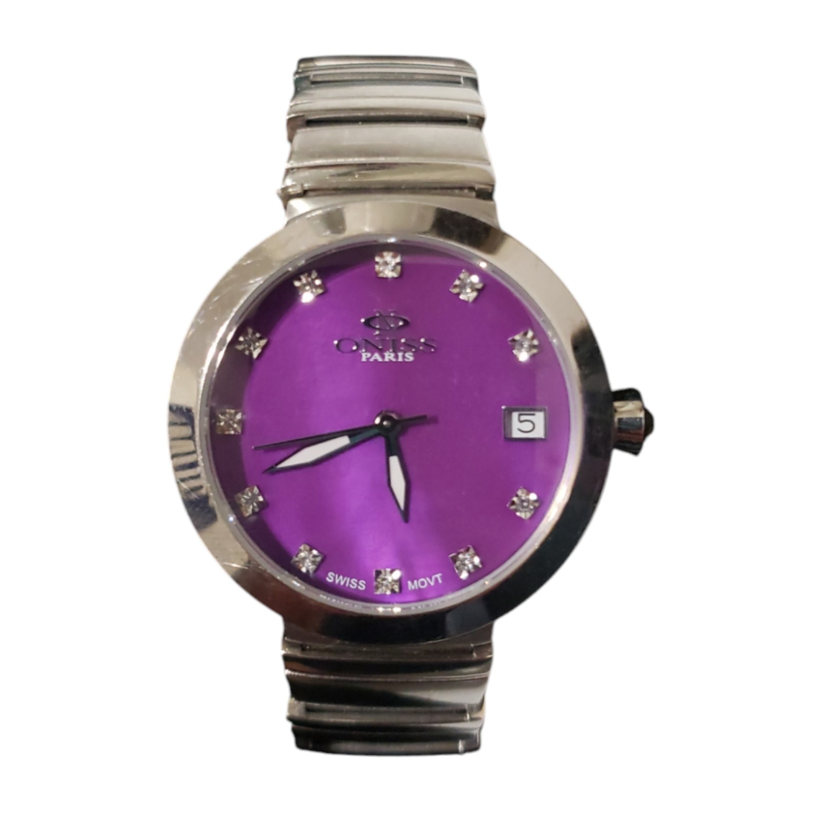 Oniss Paris Prima Purple Face Women's Dial Watch ON5559-15PU