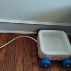 Vtg Little Tikes 1980's Pull Along Wagon
