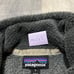 Patagonia Womens Re-Tool Snap-T Grey/Tan Fleece Pull Over Outdoor Hike Sweater