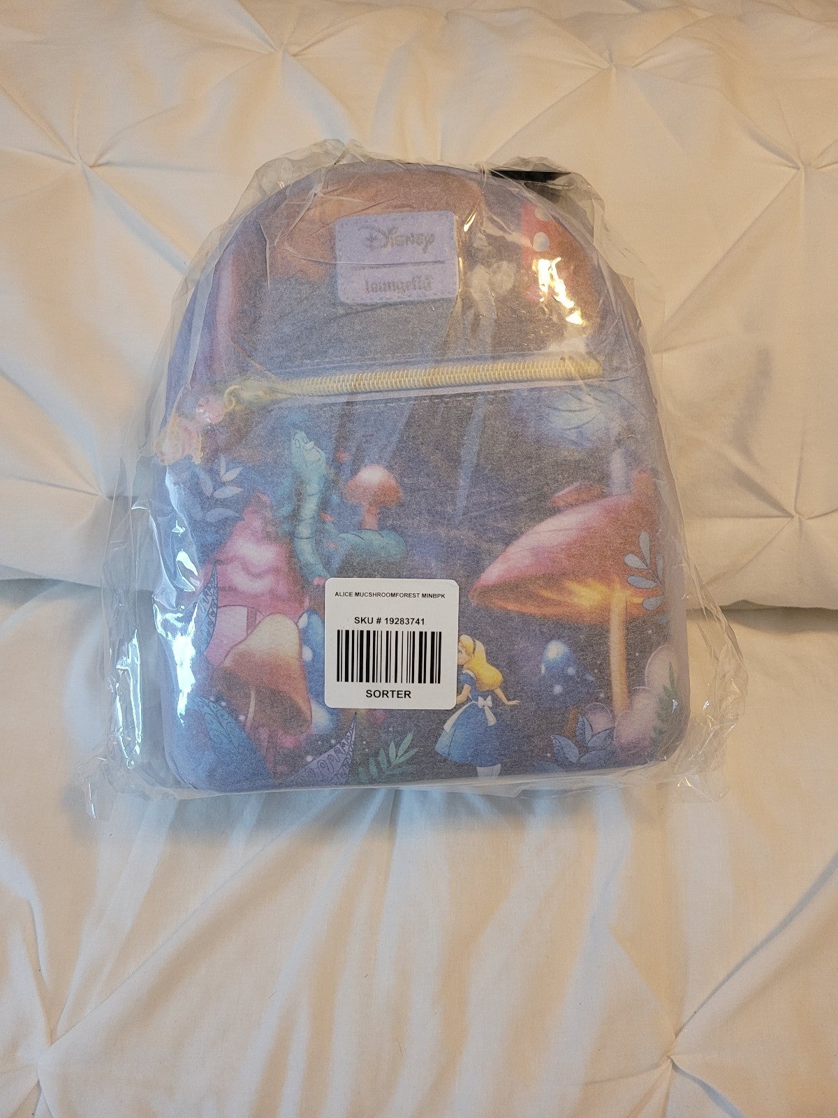 Loungefly Disney Alice In shops Wonderland Mushroom Caterpillar Mini Backpack
