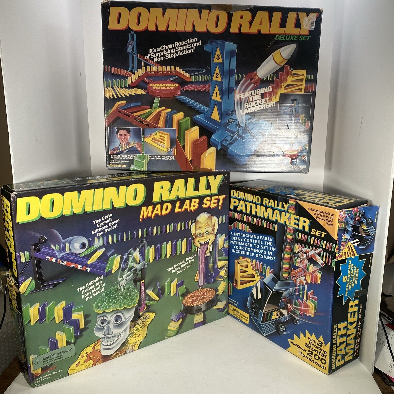 Domino Rally Lot Mad Lab - Path maker - Deluxe Set