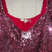 NEW NWOT 395 WOMENS MEDIUM 8 ALVA LOVESHACKFANCY PINK SEQUIN DRESS