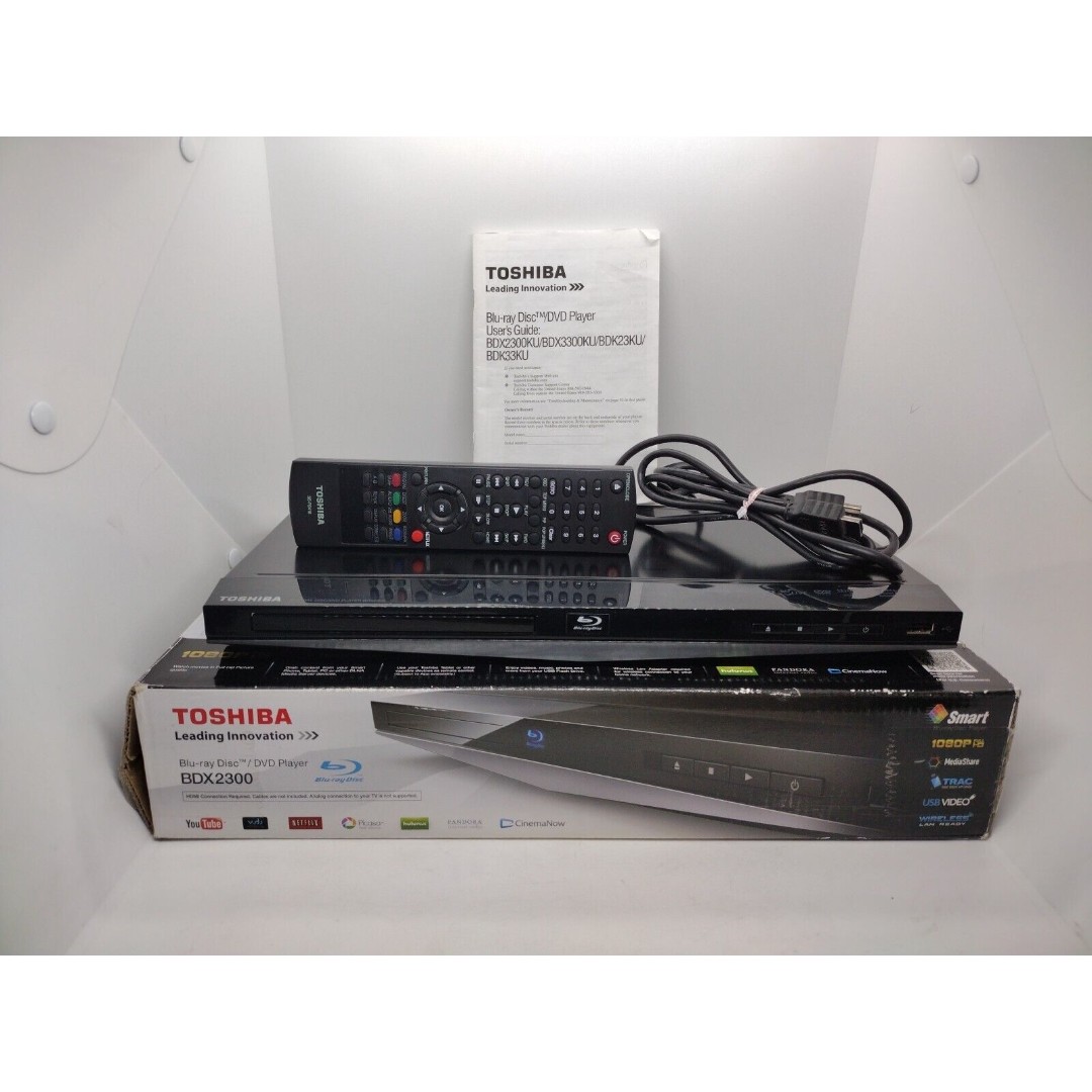 Toshiba BDX2300 Smart Blu-Ray Disc DVD Player With Remote