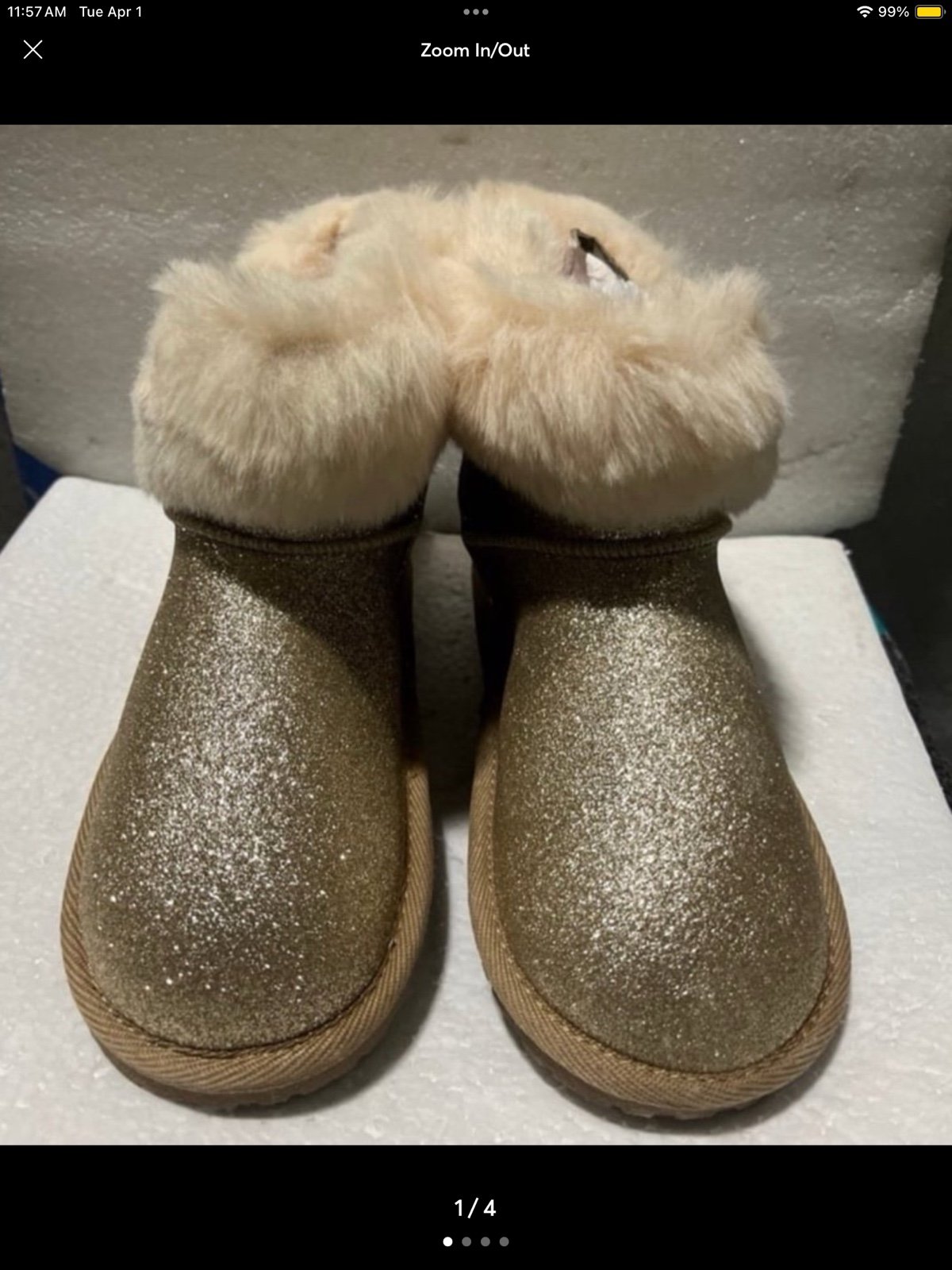 NEW JUSTICE SIZE 2 BIG GIRLS BOOTS