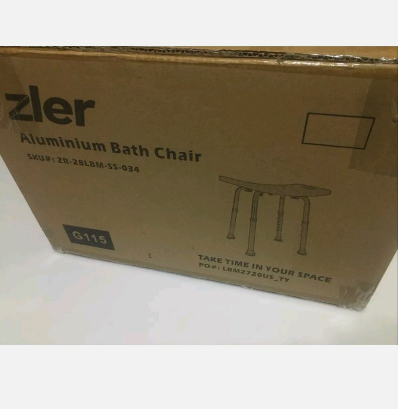 Ziper Aluminum Elder/Disabled Shower Cha
