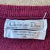 Christian Dior Vintage V Neck Sweater