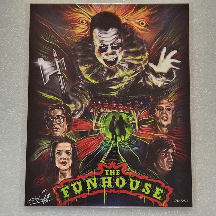 THE FUNHOUSE BAM BOX Horror LE ART PRINT 8x10 1764/2500 TONI VINGLE