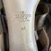 Valentino Garavani Bronze Metallic Strappy High Heel Slingback Shoes 41