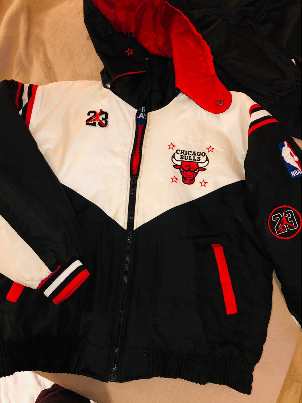 1996 bulls new pro player jacket