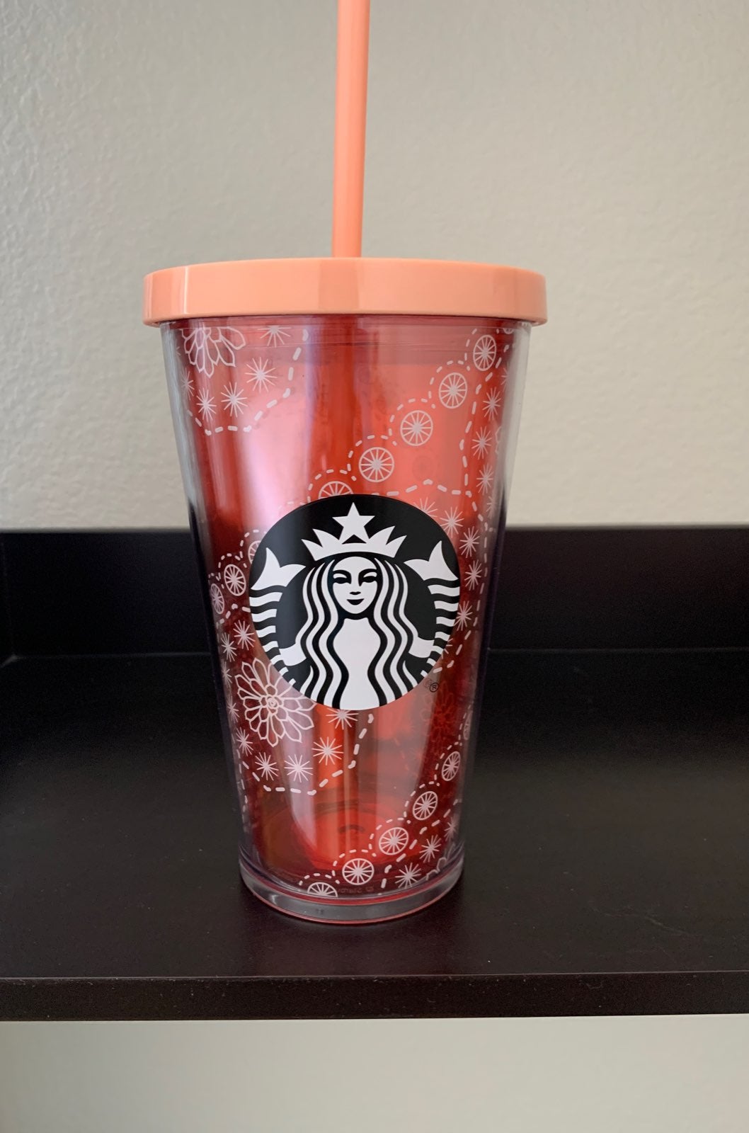 Starbucks watermelon color tumbler