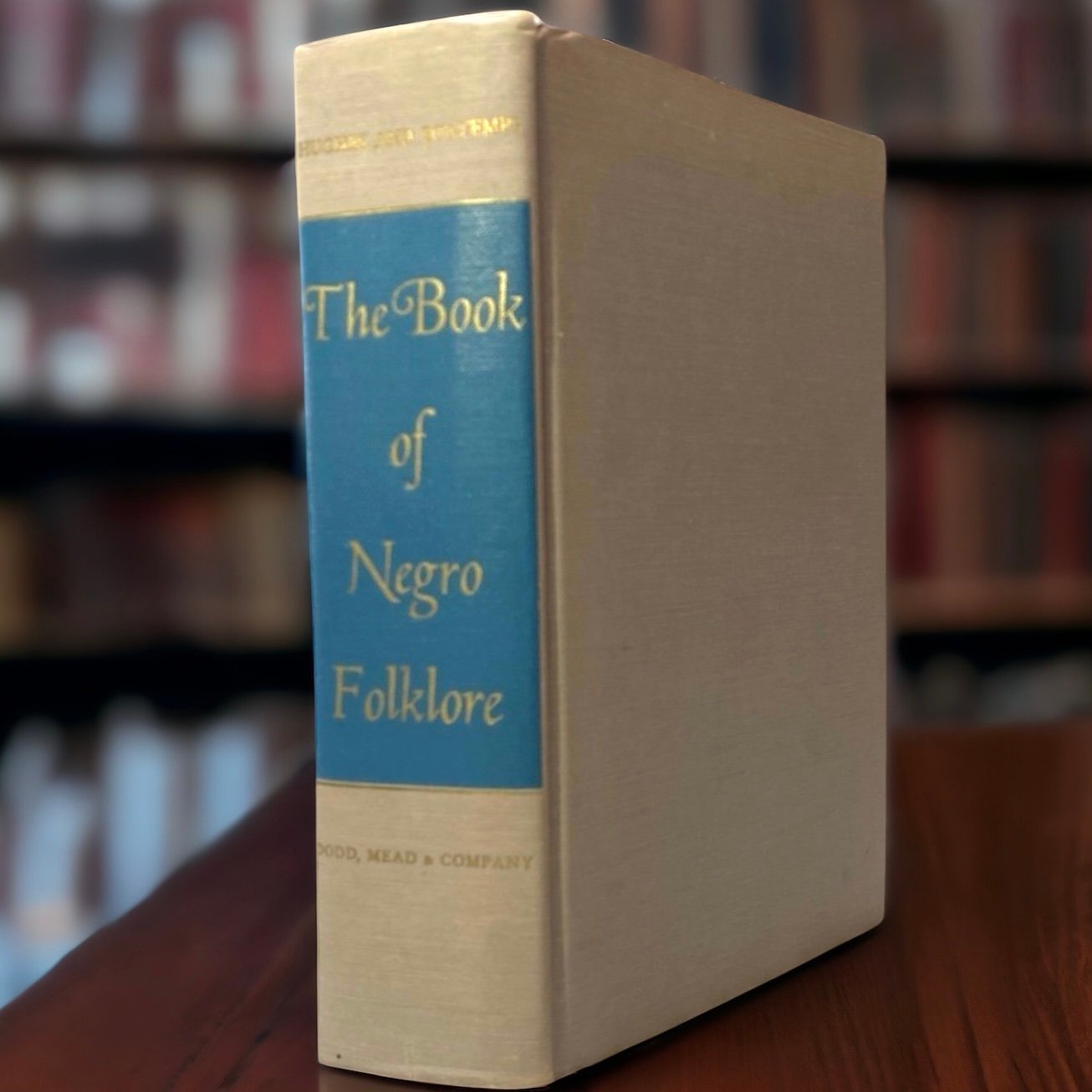 HTF Vintage BOOK OF NEGRO FOLKLORE African American Black History 1950s Poetry
