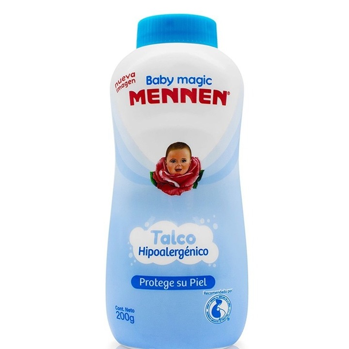 3 Pack Mennen Baby Magic Powder Talco para Bebe Hypoallergenic 7.05oz Bottle