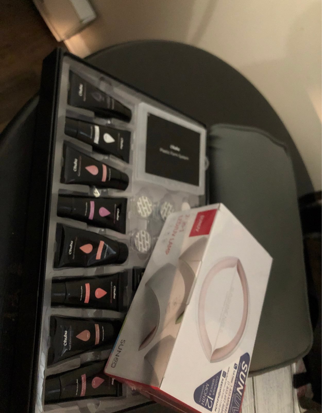 2 in 1 led/uv lamp and the nail kit