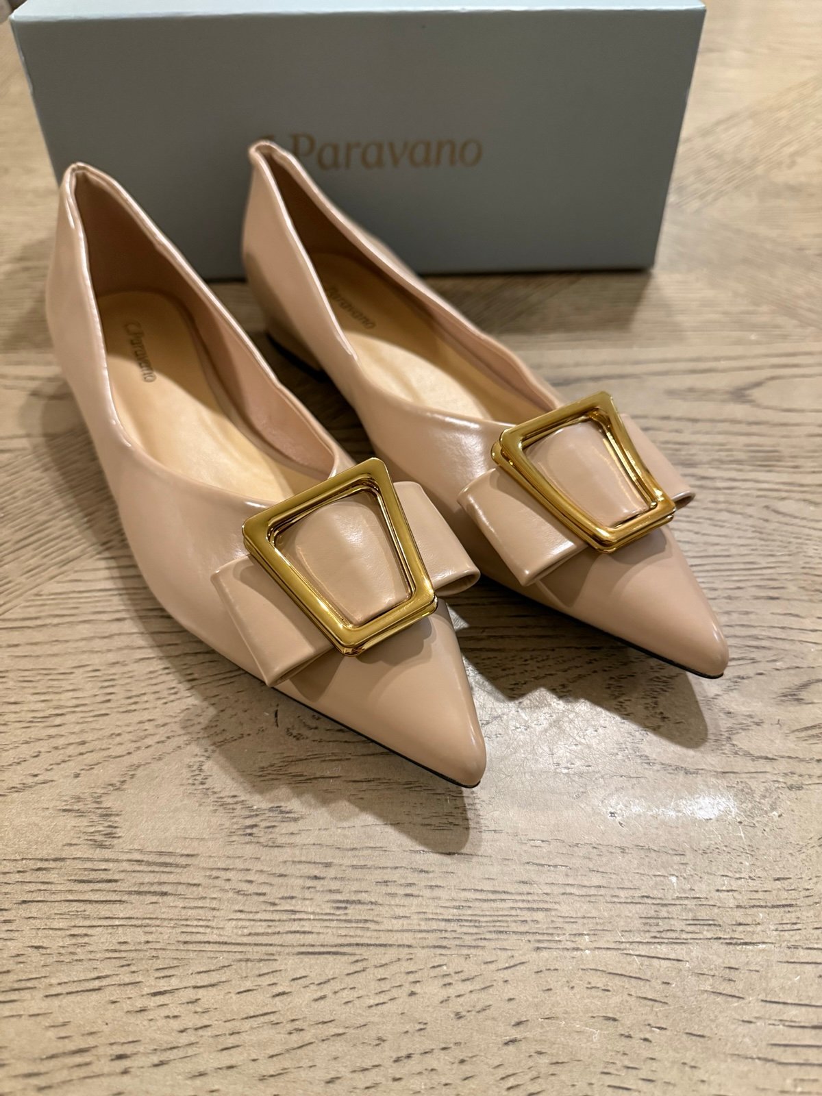 C.Paravano Flats Shoes for Women Pointed Toe Flats Dressy Flats Ballet Flats 7.5