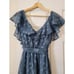 Baltic born Marion Jacquard Ruffle Maxi Dress M NWT