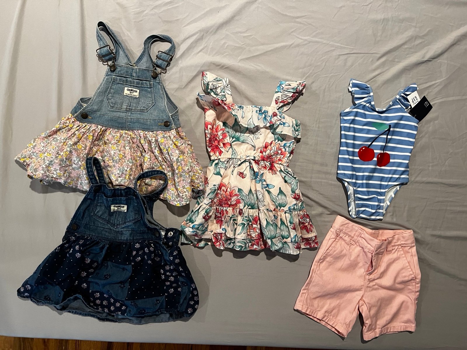 baby girl summer clothes bundle 18m 2T