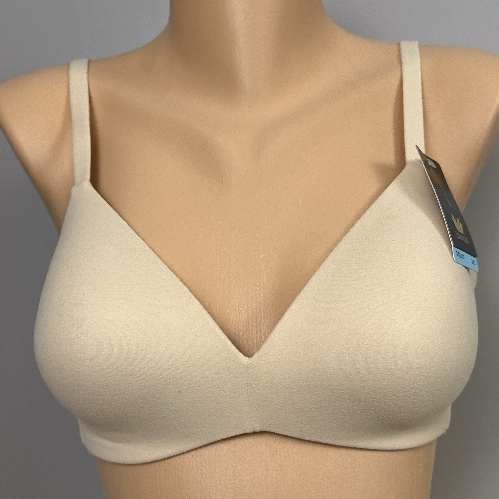 New Wacoal 852189 How Perfect Wire Free T-Shirt Bra 34C Nearly Nude Beige NWT