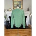 60s 70s Vintage Jantzen Tumblespun green v-neck sweater, size men's M women's L