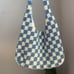 Crochet Checkered tote
