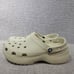 Crocs 206750 Womens Size 9 Cream Classic Platform Clog Slip On Casual Shoe