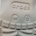 Crocs 206750 Womens Size 9 Cream Classic Platform Clog Slip On Casual Shoe