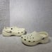 Crocs 206750 Womens Size 9 Cream Classic Platform Clog Slip On Casual Shoe