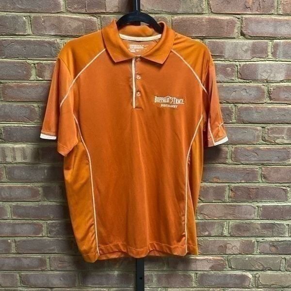 Nike Golf Dri-Fit Burnt Orange Polo Shirt Size Medium