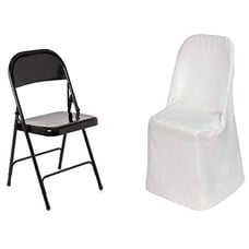Ivory folding chair covers
