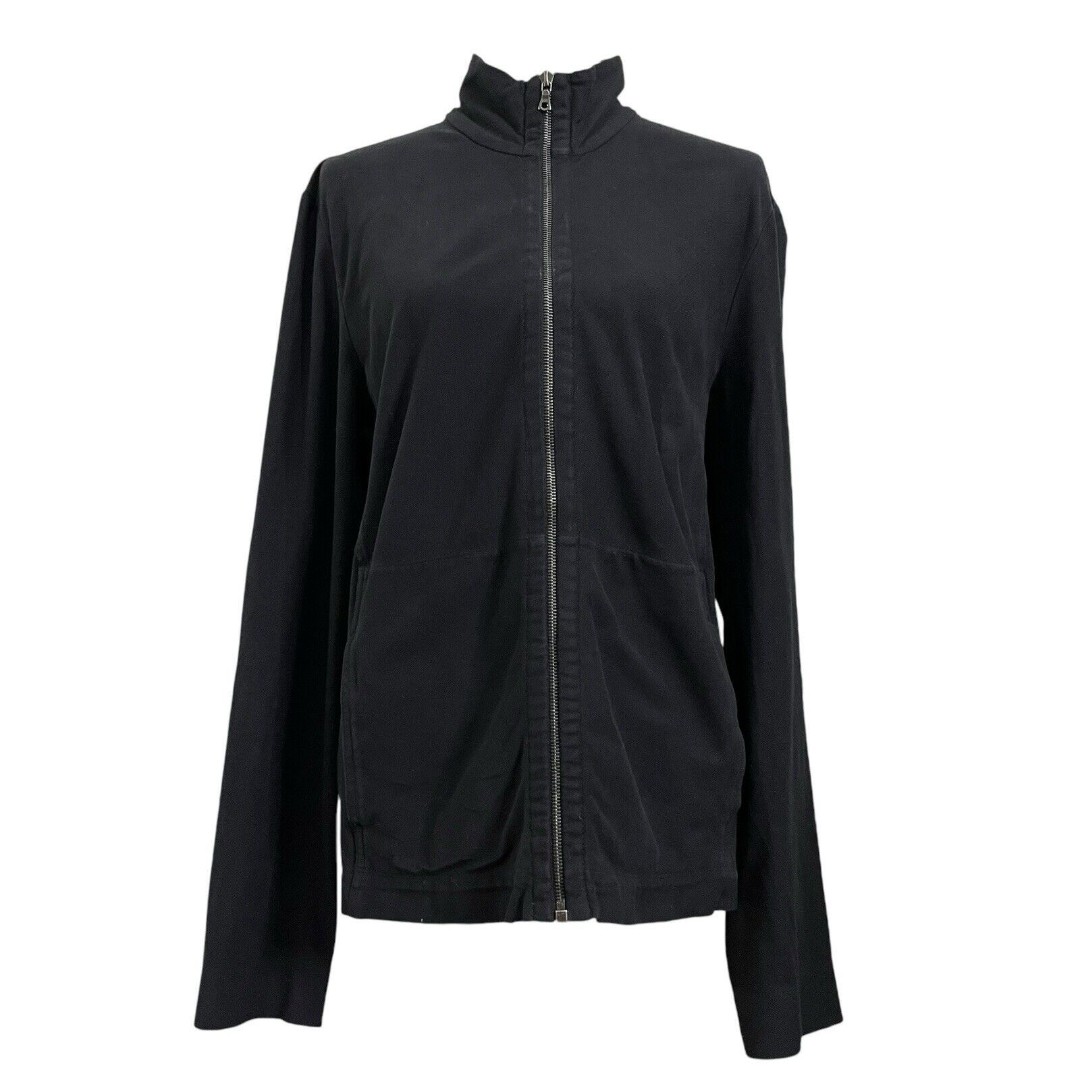 James Perse Full Zip Mock Neck Sweatshirt Black Size 1 Men’s Small