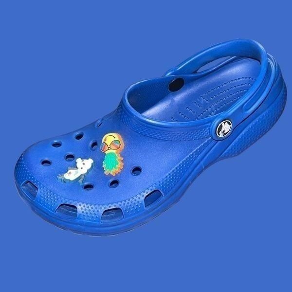 Adult Unisex CROCS Colbalt Blue Classic Clog Size M 5 W 7