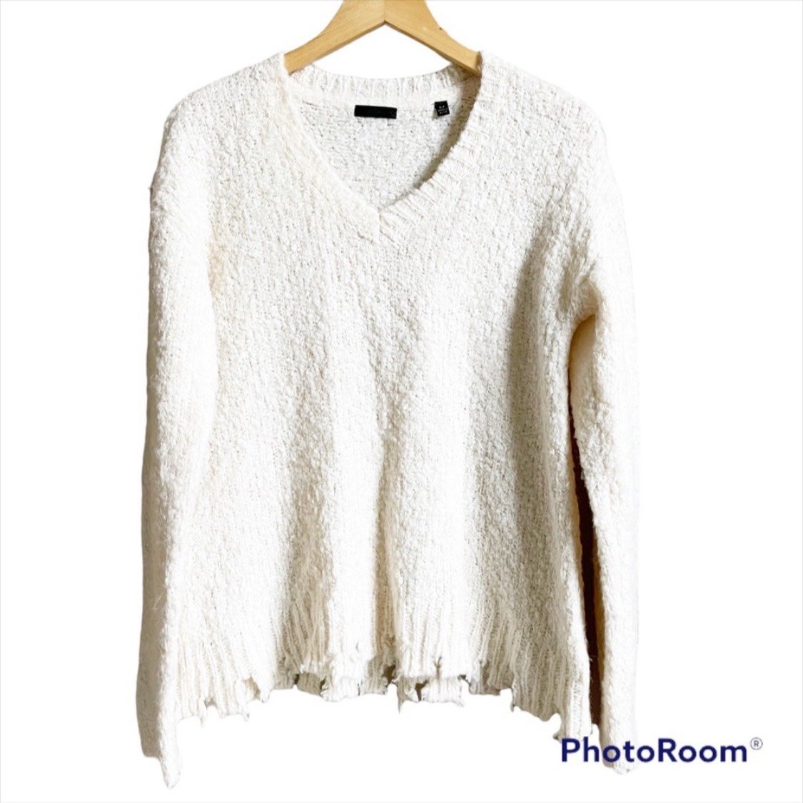 ATM Anthony Thomas Melillo Chenille Sweater Ivory Alpaca Wool Neutral Luxury