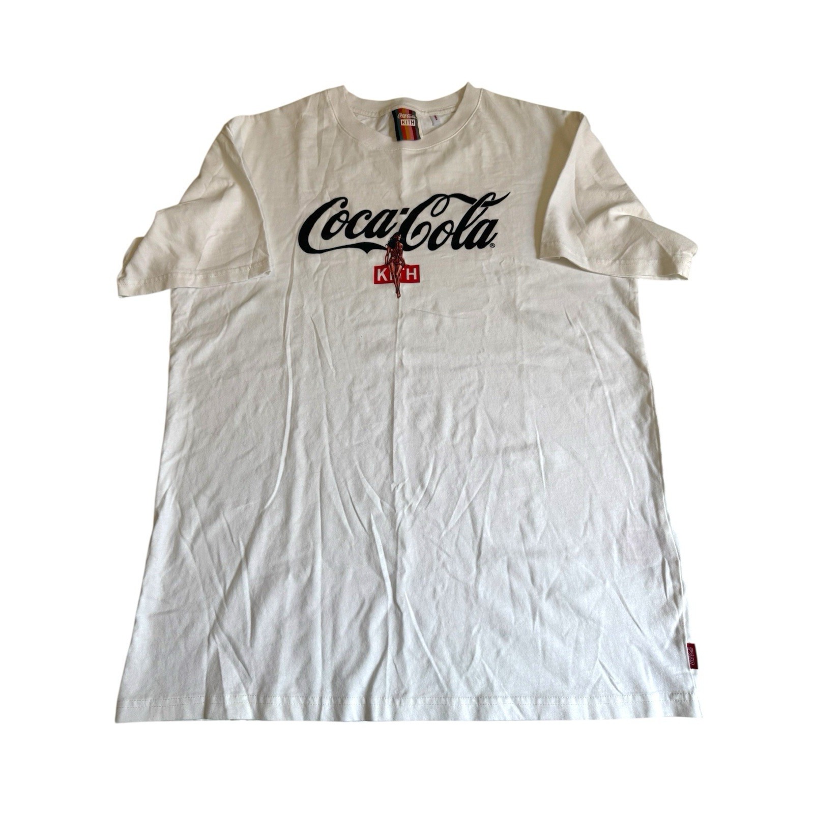 ☆ KITH x COCA-COLA Hula tee コラボTシャツ ☆ Kith x Coca-Cola Hula Girl Box Logo S/S Tee - Gray - Small