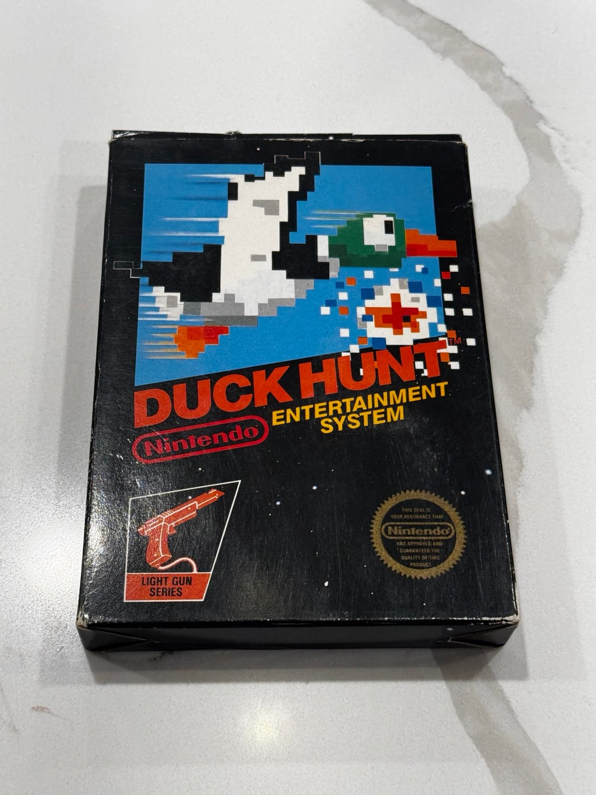 Vintage Nintendo NES Duck Hunt 1985 Authentic 5 Screw With Manual