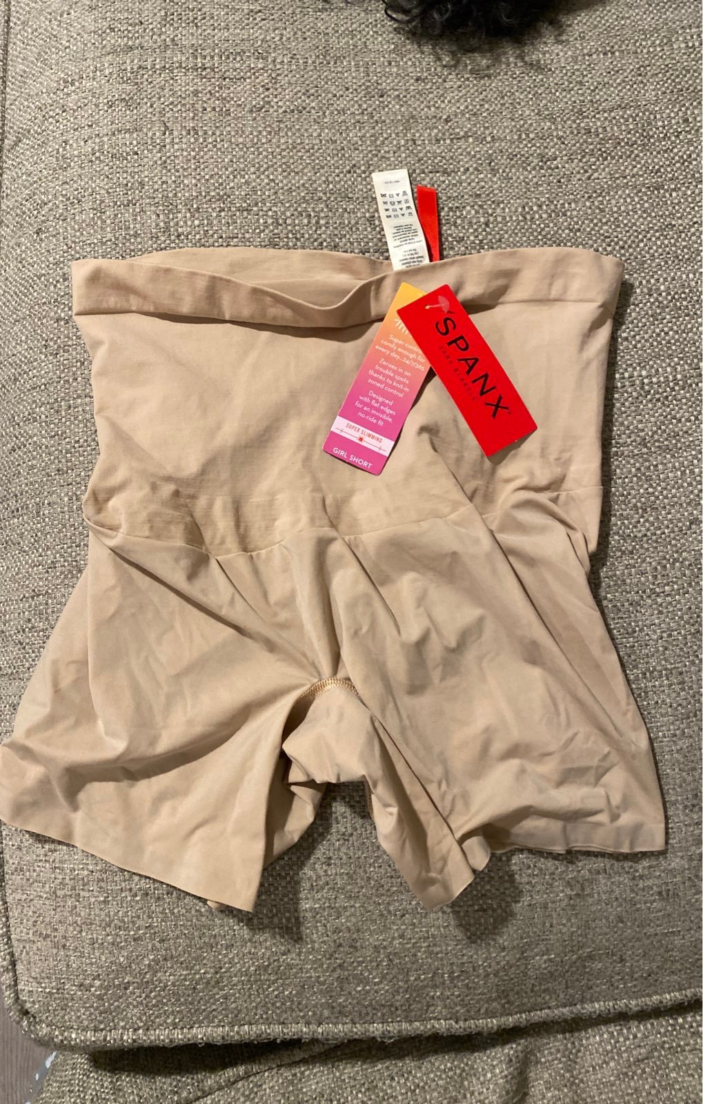 SPANX Women's Shape My Day Girl Short Shaper Naturally Nude Size XL