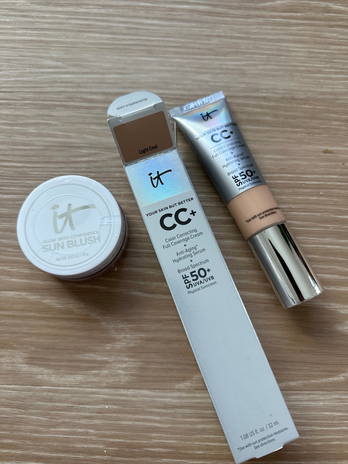 IT Cosmetics CC+ foundation & blush