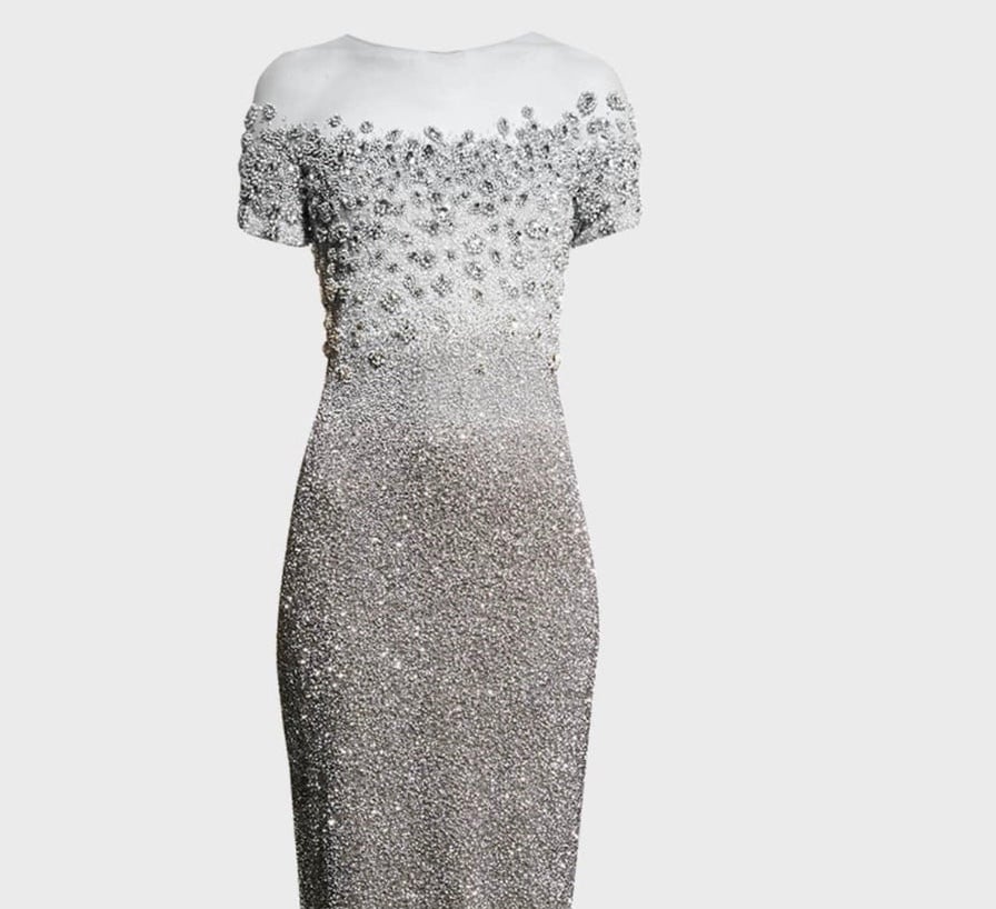 Pamella Roland gown dress