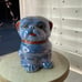 3 George Studdy Bonzo Foo Dogs Ceramic Lusterware Covered Sugar & Creamers1930’