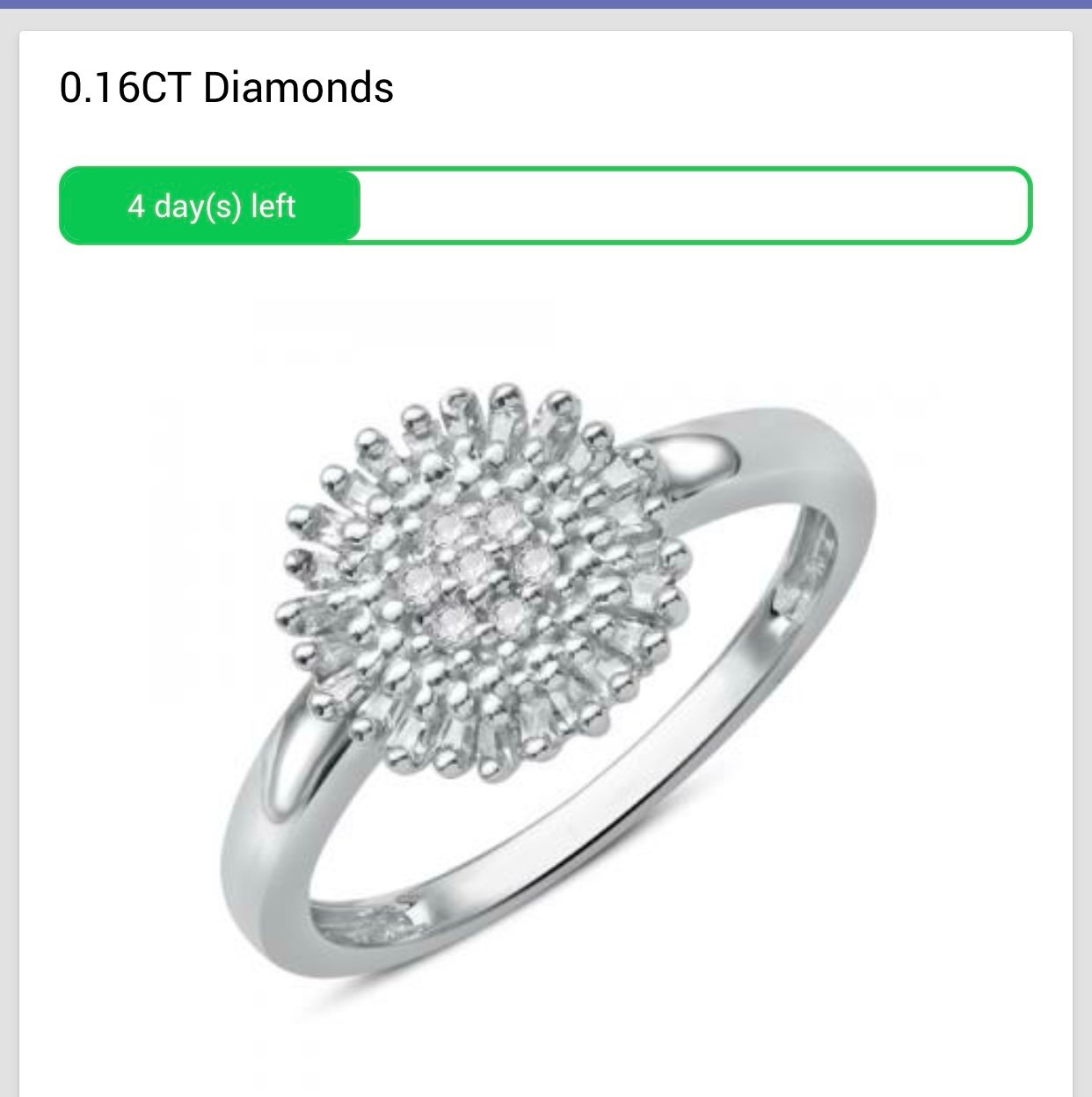 *BIG sale diamond ring