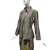 Vintage St. John Sport Women’s Medium Metallic Gray Full Zip Belted Jacket