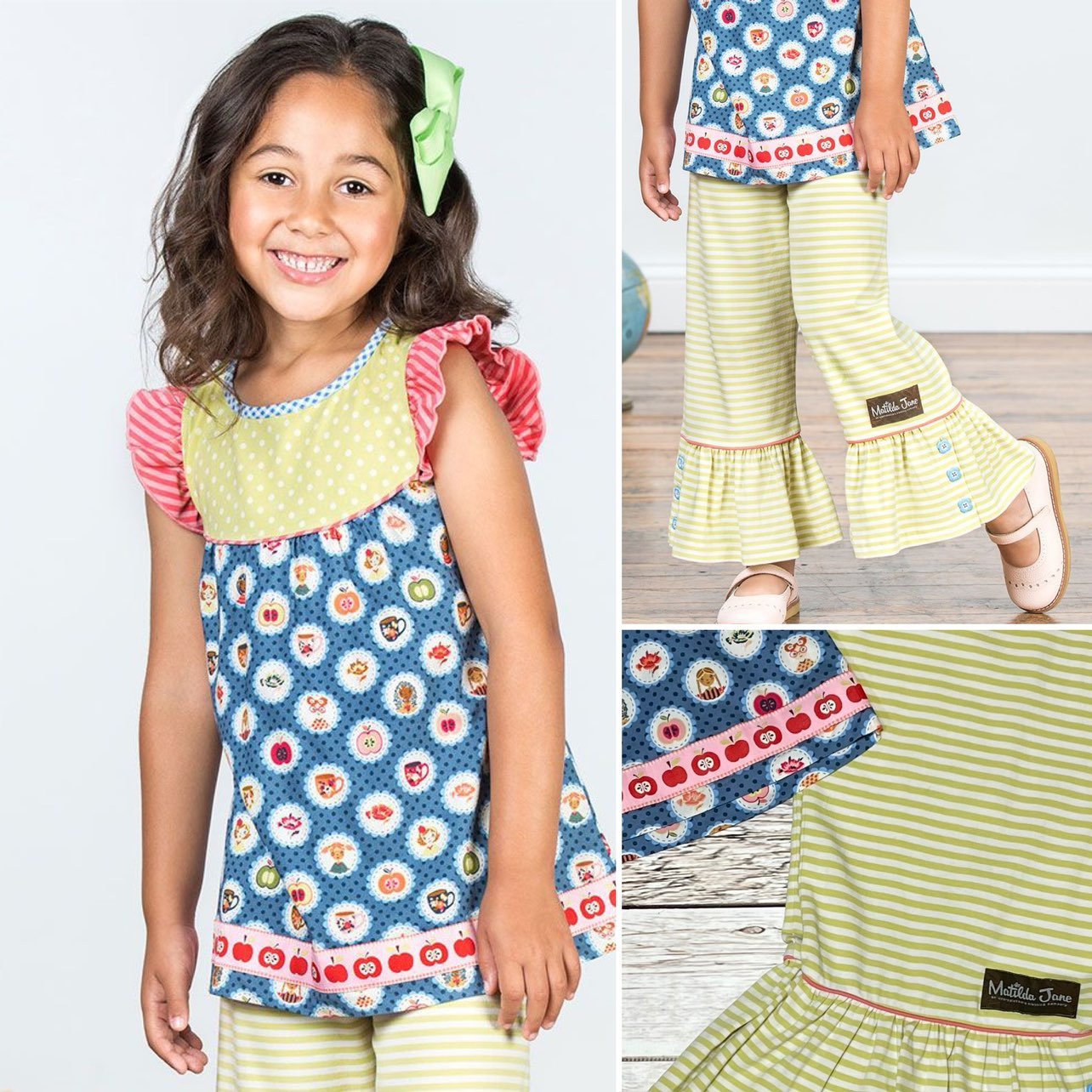 Matilda Jane Make Believe Cameo And Ruffles Set 10