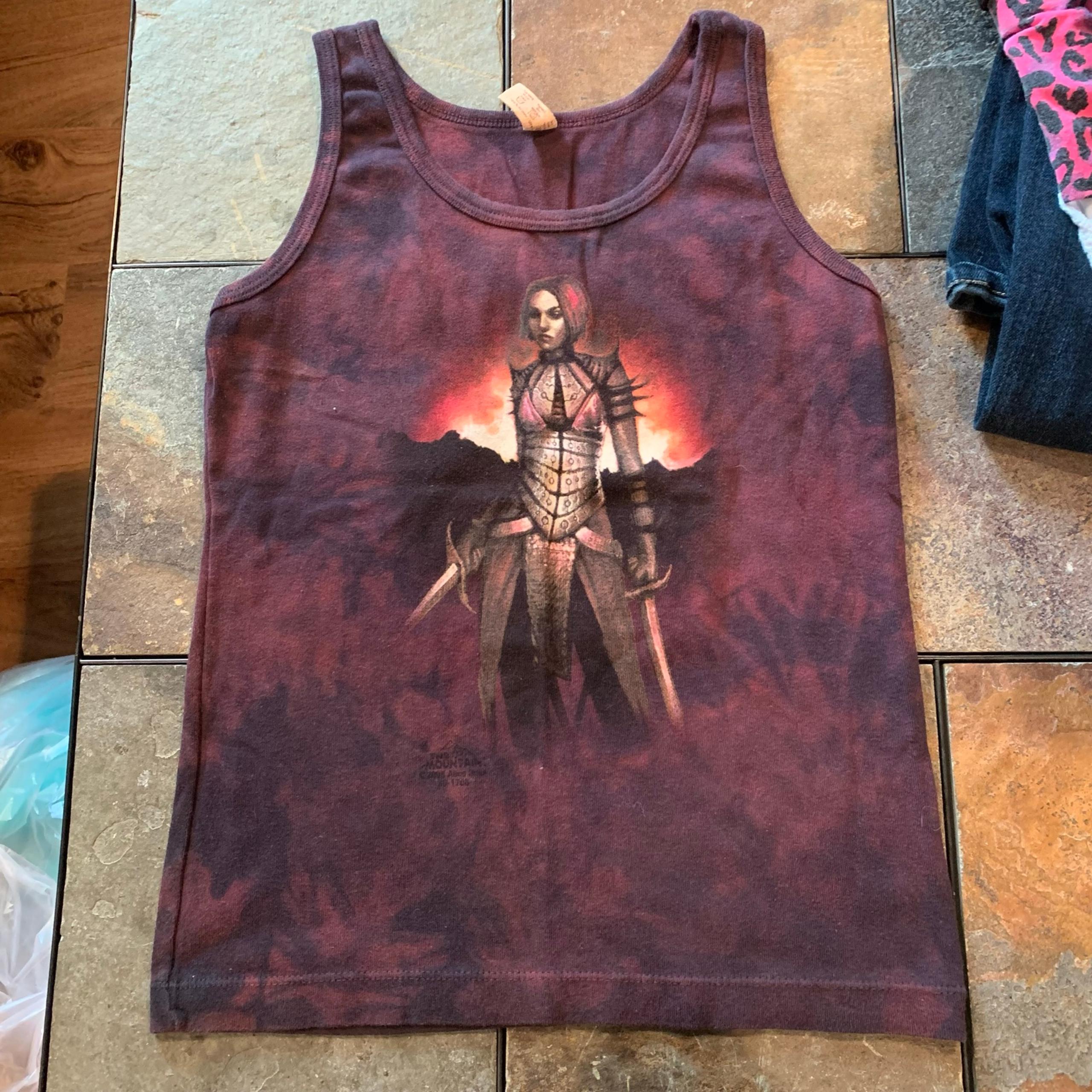 Gothic Warrior Princess tank top