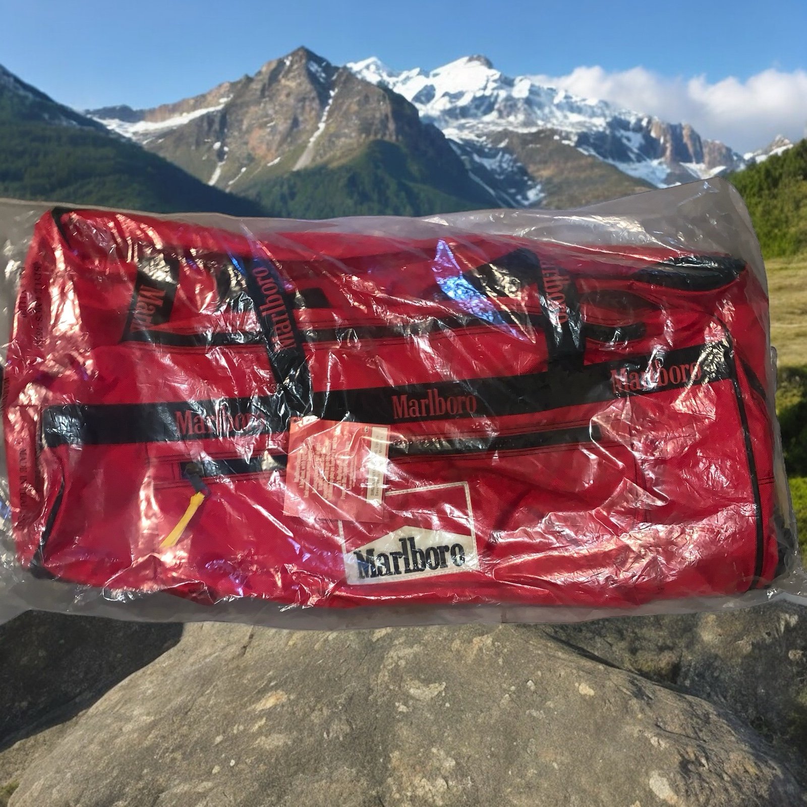 VTG 90s Marlboro Adventure Team Duffle Bag