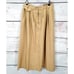 Giorgio Sant'Angelo Women's Khaki Lined Wool Midi Skirt SZ 10 Made in USA