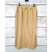 Giorgio Sant'Angelo Women's Khaki Lined Wool Midi Skirt SZ 10 Made in USA