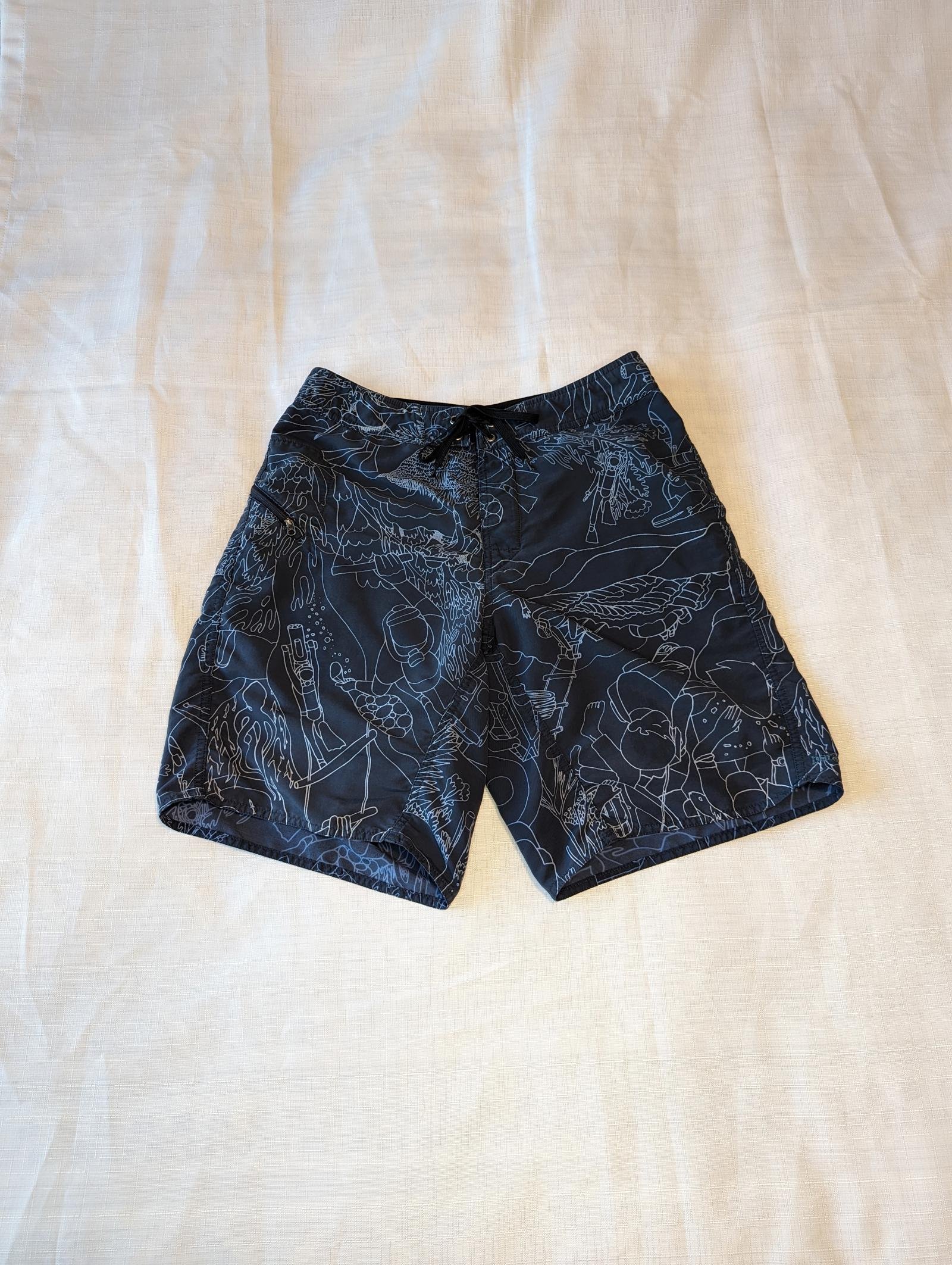 Patagonia Men's Wavefarer II Blue Board Shorts