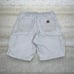 Vintage Carhartt Carpenter Shorts Light Tan Canvas Essential Work 10 Inseam 90s