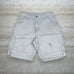 Vintage Carhartt Carpenter Shorts Light Tan Canvas Essential Work 10 Inseam 90s