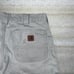 Vintage Carhartt Carpenter Shorts Light Tan Canvas Essential Work 10 Inseam 90s