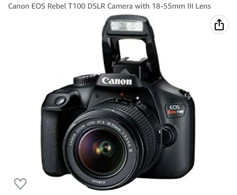 Canon eos rebel t1 and 18-55 lens