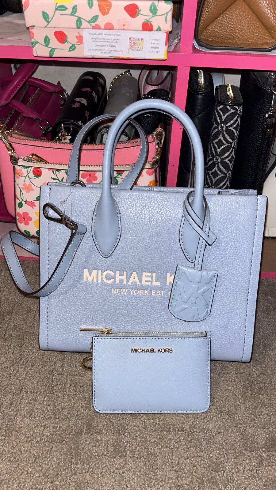 Michael kors small tote set